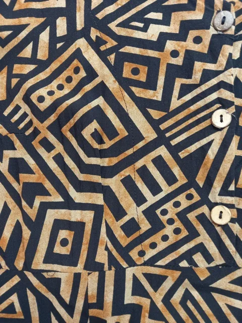 مشکی نخودیN008 Printed 3-Button Shirt