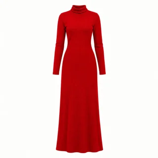 پیراهن زنانه فانریپ آستین بلند  یقه اسکی مدل F019 102694850